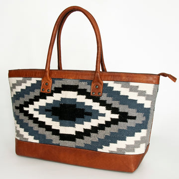 American Darling Tote Saddle Blanket Genuine Leather Women Bag Western Handbag Purse
